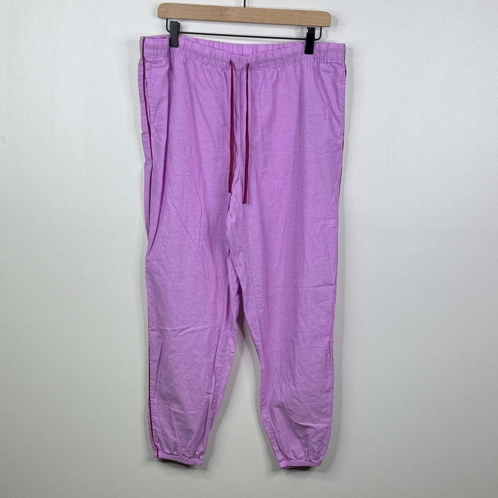 Victoria’s Secret Purple Cotton Drawstring Lounge Pants Sleepwear Size L